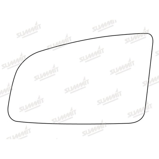 Summit Stick-On Standard Mirror Glass fits Vauxhall Omega LHS - Summit Shop