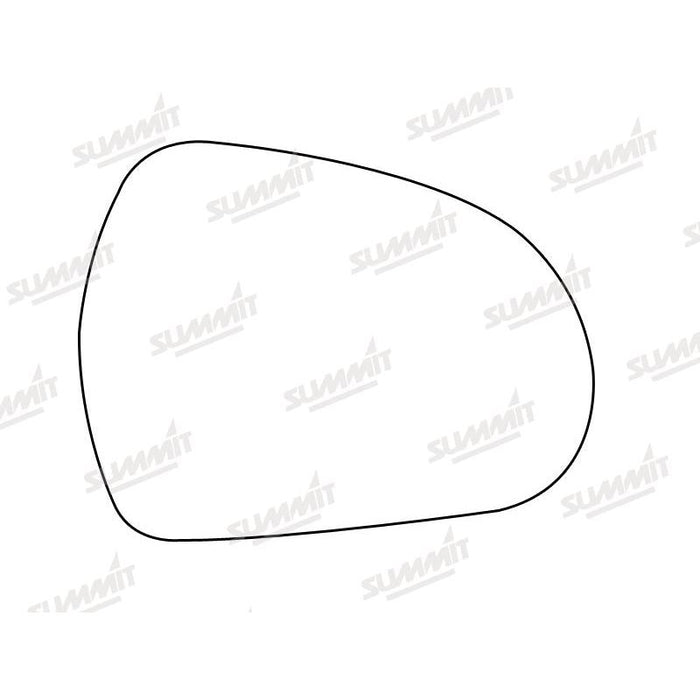 Summit Heated Base Plate With Standard Mirror Glass fits Peugeot 207, 207cc, 308 RHS - Summit Shop