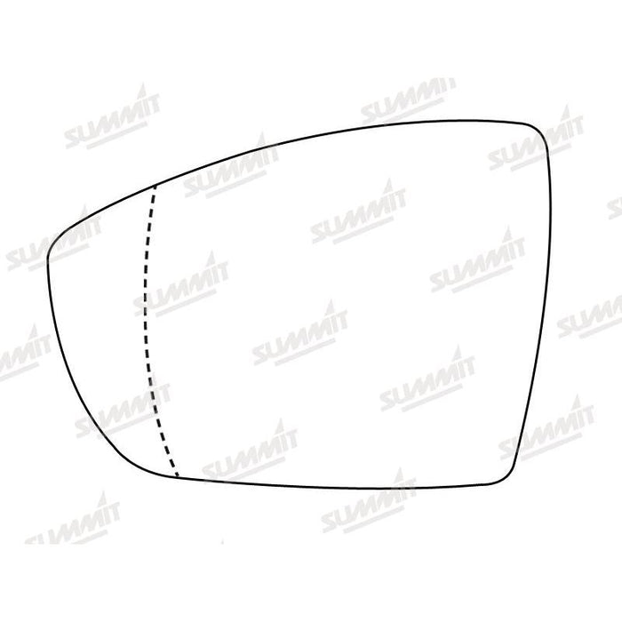 Summit Non-Heated Base Plate With Standard Mirror Glass fits Ford Kuga 08 on LHS - Summit Shop
