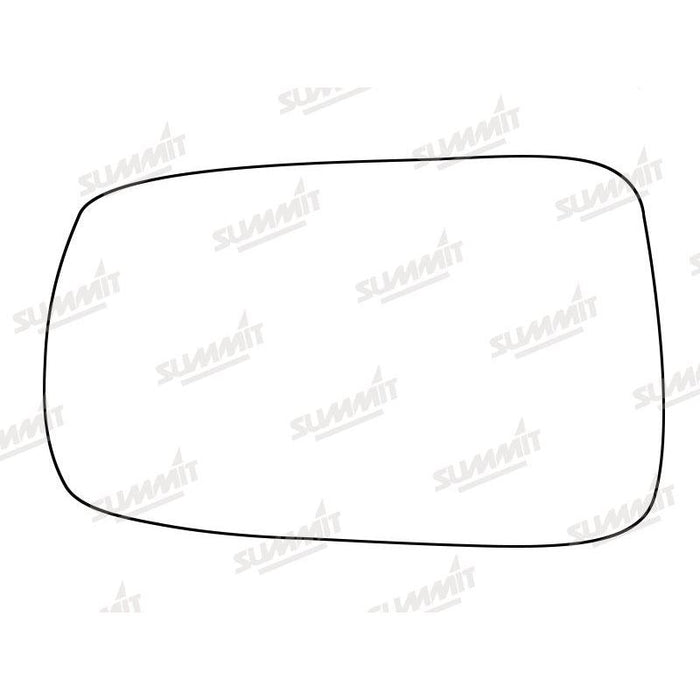 Summit Stick-On Standard Mirror Glass fits Honda Concerto LHS - Summit Shop