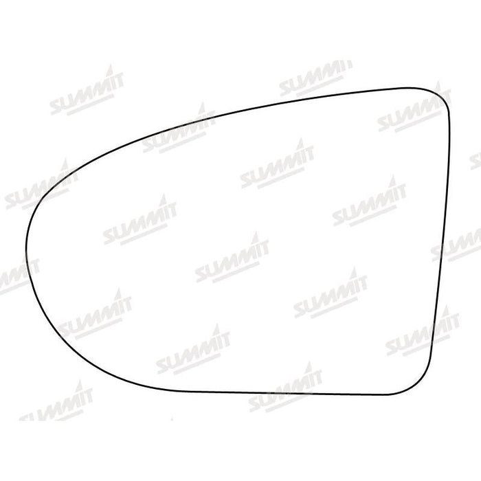 Summit Heated Base Plate With Blind Spot Mirror Nissan Qashqai 08 On LHS - Summit Shop