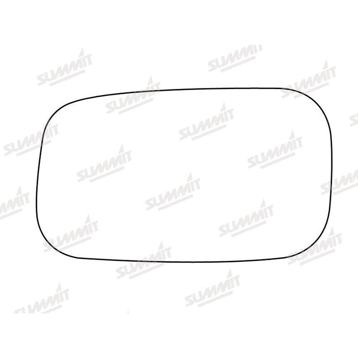 Summit Stick-On Standard Mirror Glass fits Saab 9 - 3- 9 - 5 up to 03 LHS - Summit Shop