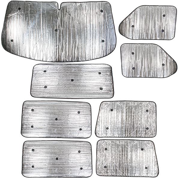 Premium Set fits Volkswagen T4 1990 - 2003 Internal Thermal Blinds Window Cover Blind Kit - Summit Shop