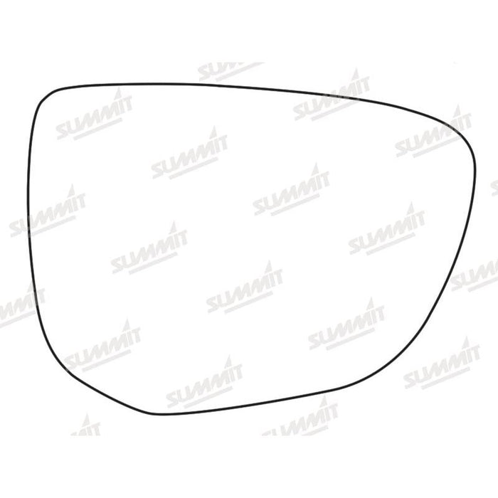 Summit Stick-On Standard Mirror Glass fits Citroen C4 Cactus RHS - Summit Shop