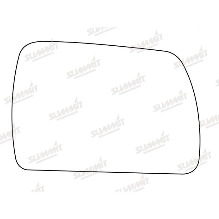 Summit Stick-On Aspheric Mirror Glass fits BMW X3 03 to 10 RHS - Summit Shop