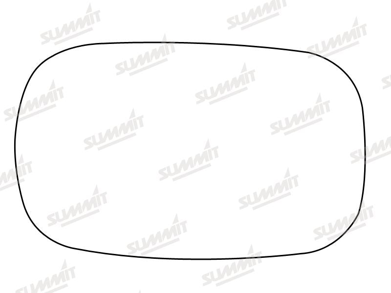 Summit Stick-On Commercial Mirror Glass fits Fiat Dobl?? 01 on LHS RHS - Summit Shop