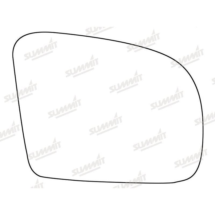 Summit Stick-On Standard Mirror Glass fits Mercedes M Class 08 to 15 RHS - Summit Shop