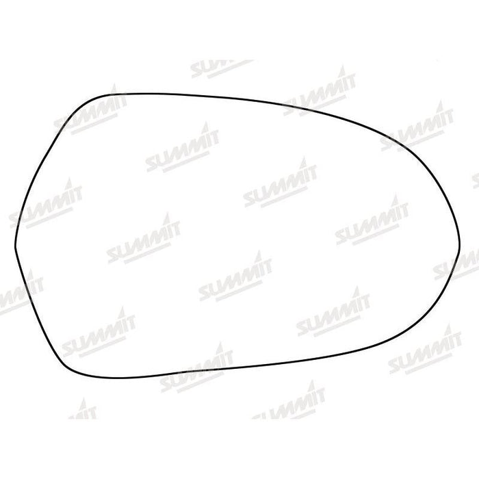Summit Heated Backing Plate with Standard Glass fits Audi A6 12 On RHS - Summit Shop