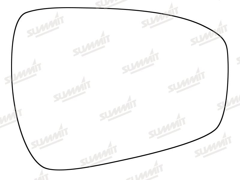 Summit Stick-On Standard Mirror Glass fits Ford Mondeo 12 on RHS - Summit Shop
