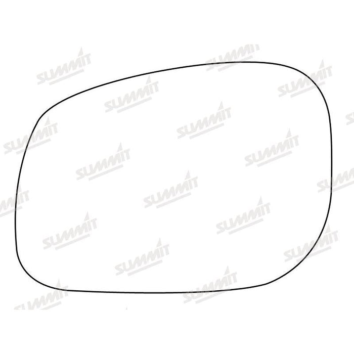 Summit Stick-On Standard Mirror Glass fits Land Rover Freelander 98 on LHS - Summit Shop