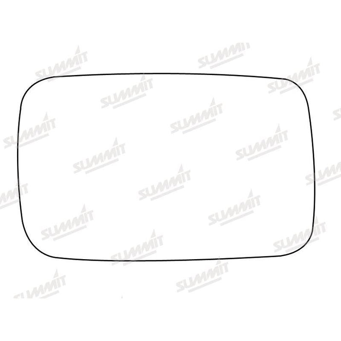 Summit Stick-On Standard Mirror Glass fits Ford Granada Scorpio 85 to 92 RHS - Summit Shop