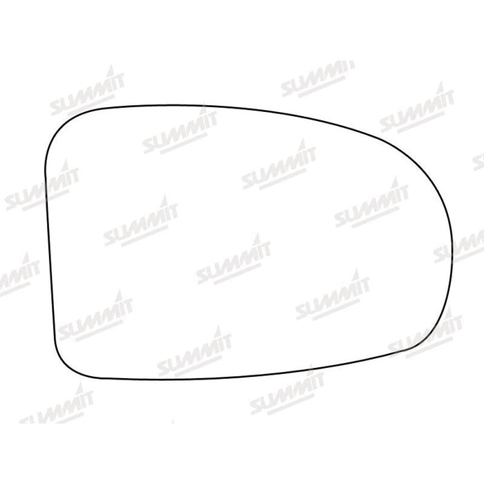 Summit Stick-On Aspheric Mirror Glass fits Toyota Avensis 08 on RHS - Summit Shop