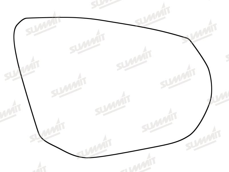 Summit Heated Base Plate With Standard Mirror Glass fits Audi Q2 16 on RHS - Summit Shop