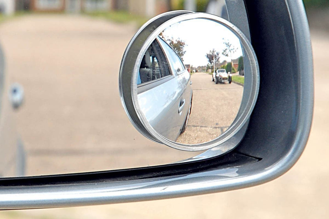 1x Blind Spot Mirror Round Adhesive 2" Inch Easy Fit Wide View Angle Car Van - Summit Shop