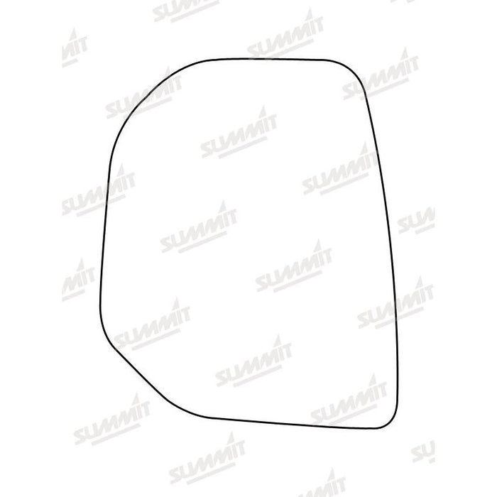 Summit Heated Base Plate With Commercial Mirror Glass fits Peugeot Partner, Citroen Berlingo LHS - Summit Shop