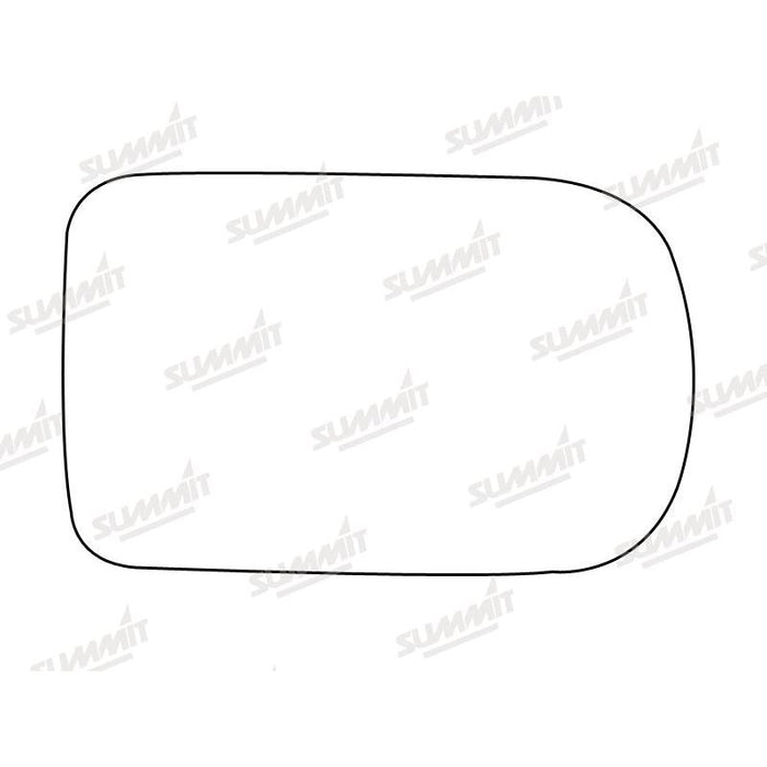 Summit Stick-On Aspheric Mirror Glass fits BMW 5 Series 95 to 02 7 Series 94 to 01 RHS - Summit Shop