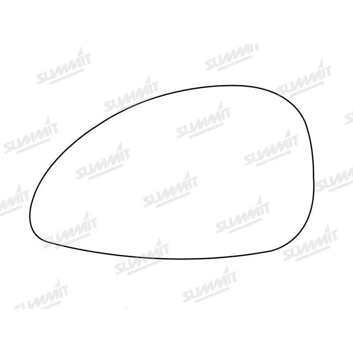 Summit Stick-On Standard Mirror Glass fits Citroen C4 04 on LHS - Summit Shop