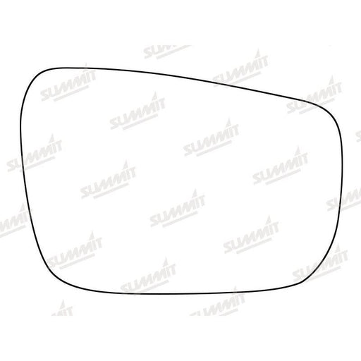 Summit Stick-On Standard Mirror Glass fits Nissan Navara 05 to 15 LHS - Summit Shop