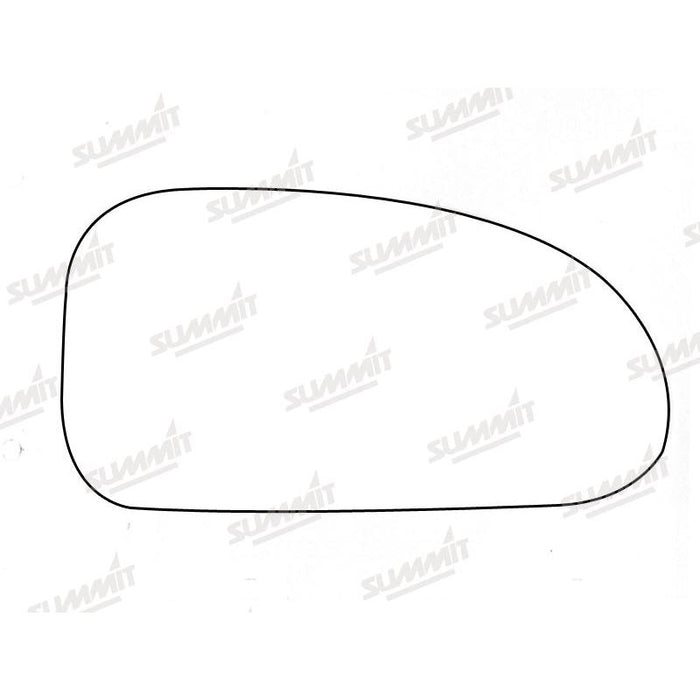 Summit Stick-On Standard Mirror Glass fits Hyundai Coupe RHS - Summit Shop