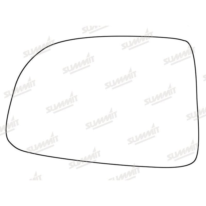 Summit Stick-On Standard Mirror Glass fits Kia Carens LHS - Summit Shop