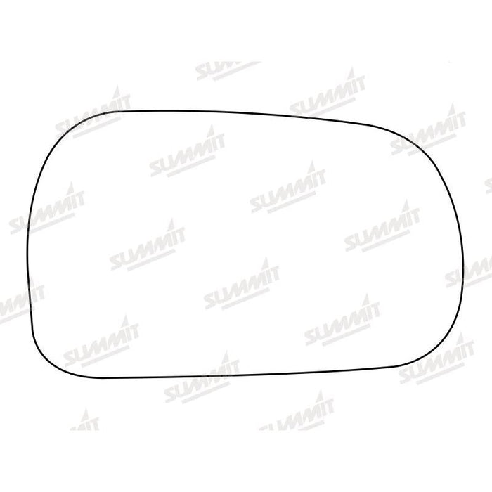 Summit Stick-On Standard Mirror Glass fits Daihatsu Applause RHS - Summit Shop