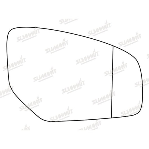 Summit Stick-On Aspheric Mirror Glass fits Honda Civic RHS - Summit Shop