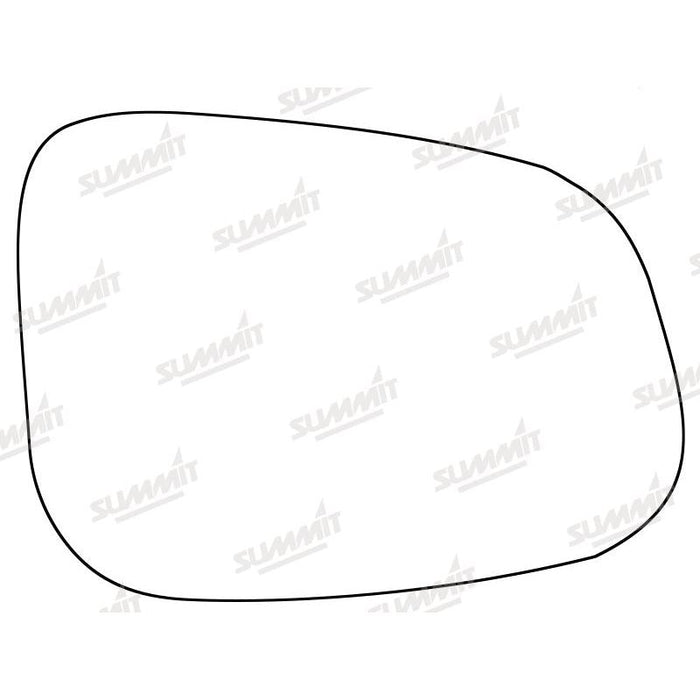 Summit Stick-On Standard Mirror Glass fits Jaguar XF 08 to 18 RHS - Summit Shop