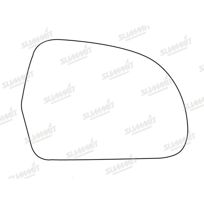 Summit Stick-On Aspheric Mirror Glass fits Audi A3, A4, A5, A6 Skoda Octavia RHS - Summit Shop