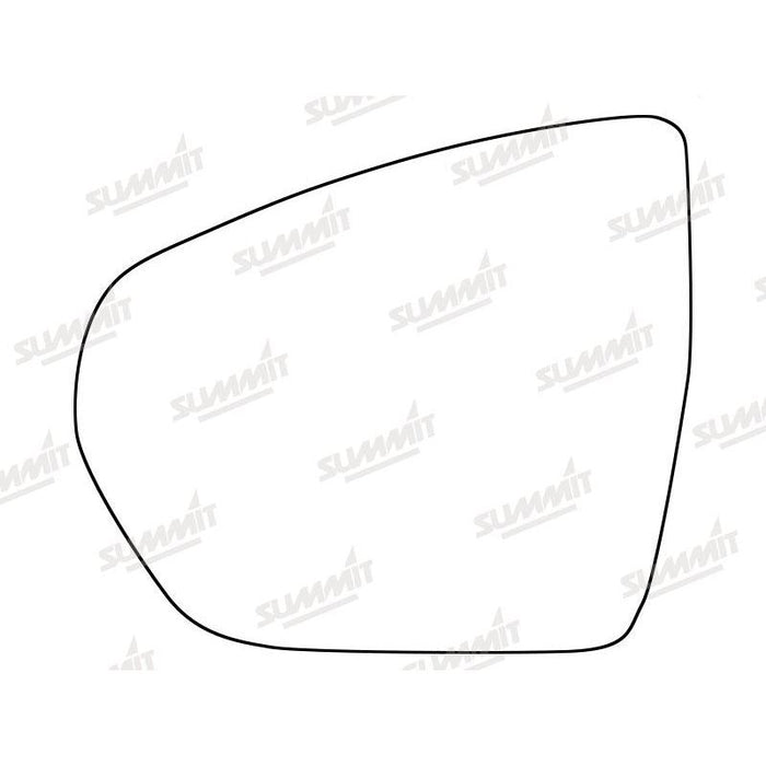 Summit Stick-On Standard Mirror Glass fits Vauxhall Grandland X 18 on LHS - Summit Shop