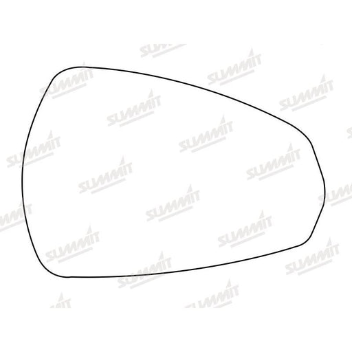 Summit Stick-On Aspheric Mirror Glass fits Audi A3 13 on RHS - Summit Shop