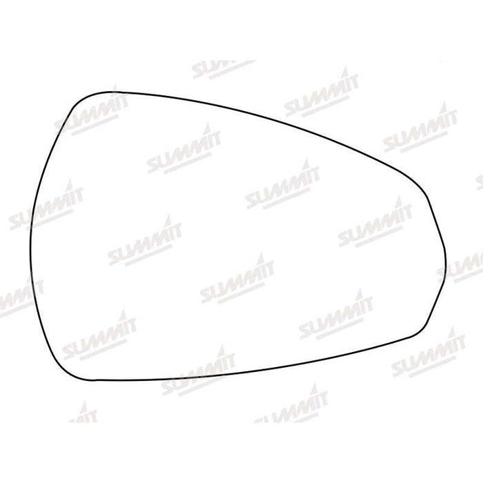 Summit Stick-On Aspheric Mirror Glass fits Audi A3 13 on RHS - Summit Shop