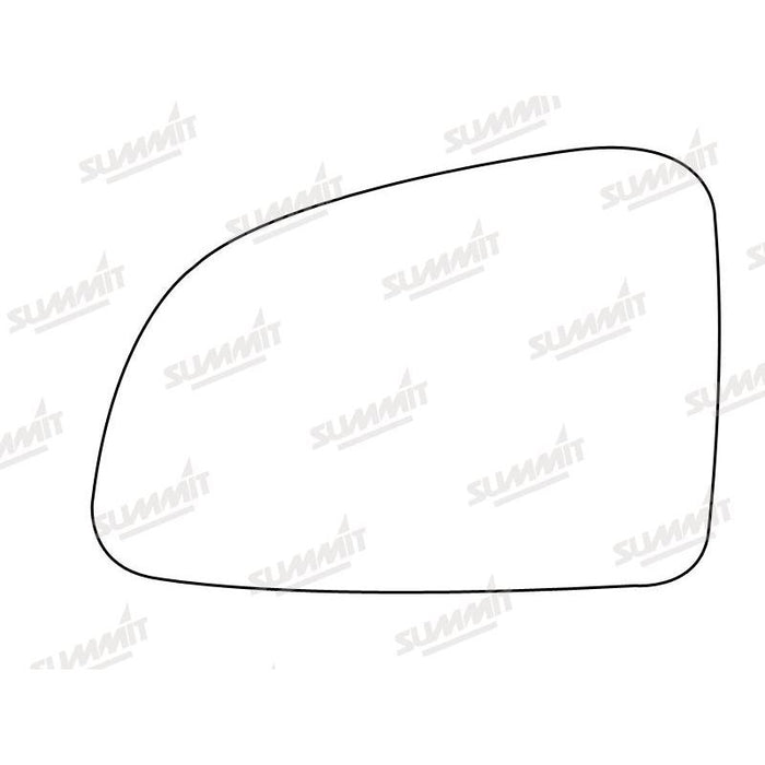 Summit Heated Base Plate With Standard Mirror Glass fits Vauxhall Meriva 03 on LHS - Summit Shop