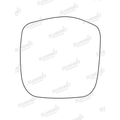 Summit Stick-On Commercial Mirror Glass fits Toyota Hi-Ace Power Van LHS - Summit Shop