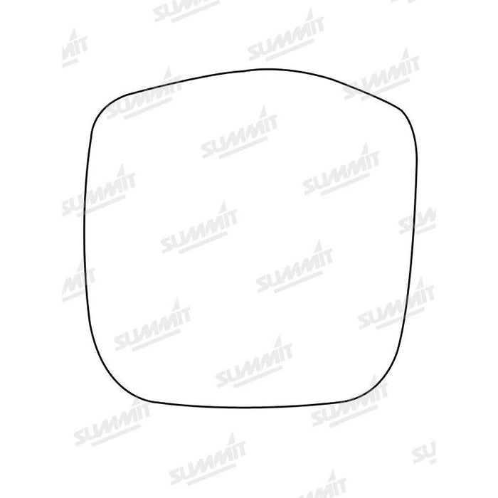 Summit Stick-On Commercial Mirror Glass fits Toyota Hi-Ace Power Van LHS - Summit Shop