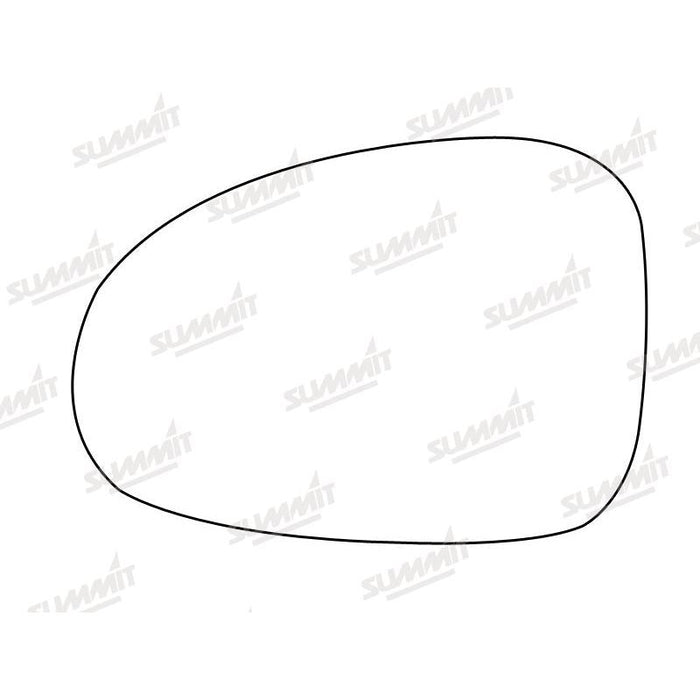 Summit Stick-On Standard Mirror Glass fits Daewoo Matiz LHS - Summit Shop