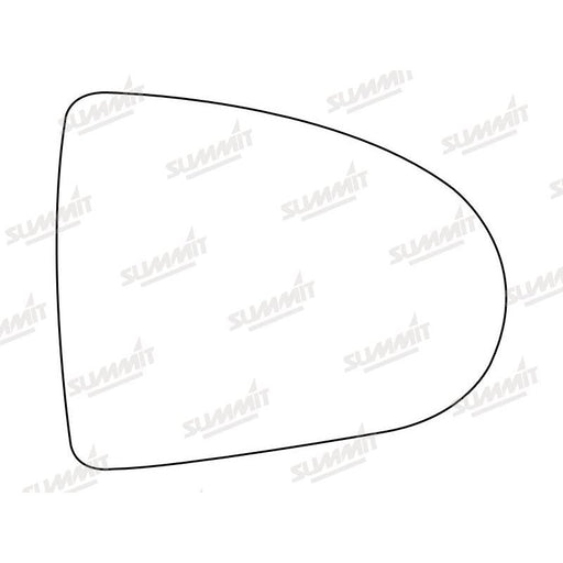 Summit Stick-On Standard Mirror Glass fits Mitsubishi Colt 04 on RHS - Summit Shop