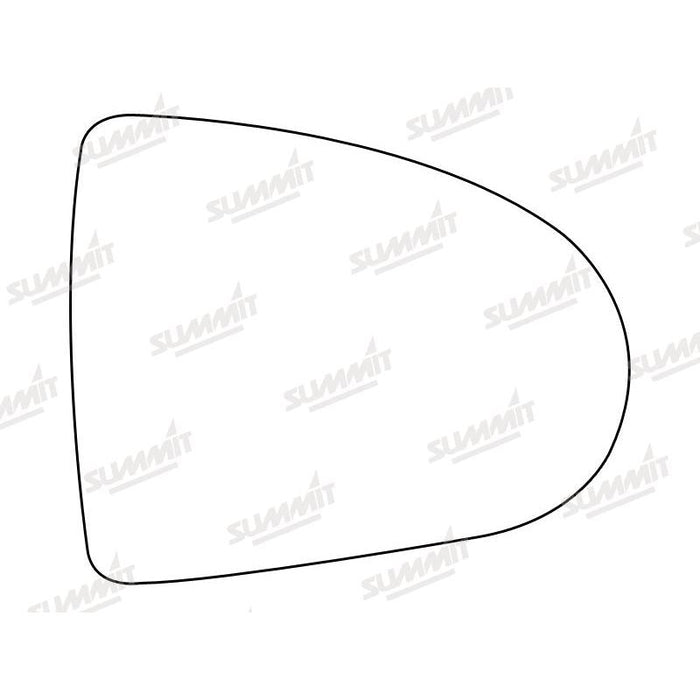 Summit Stick-On Standard Mirror Glass fits Mitsubishi Colt 04 on RHS - Summit Shop