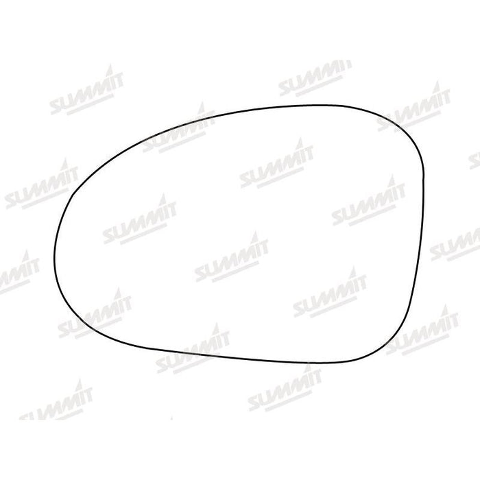 Summit Stick-On Standard Mirror Glass fits Chevrolet Matiz 05 on LHS - Summit Shop