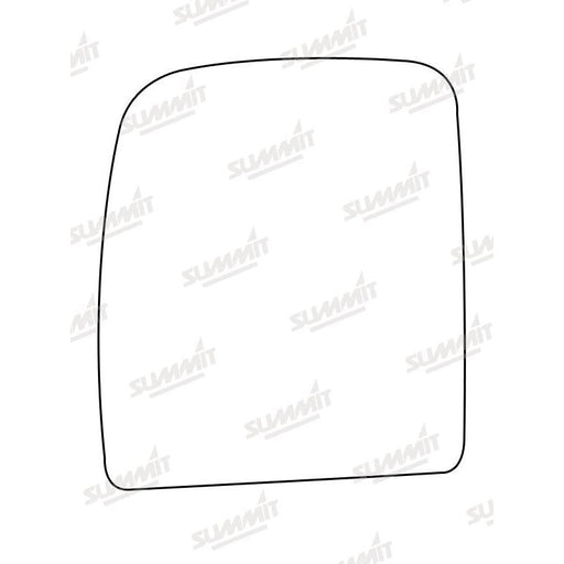 Summit Stick-On Commercial Mirror Glass fits Citroen Jumpy, Fiat Scudo, Peugeot Expert LHS - Summit Shop