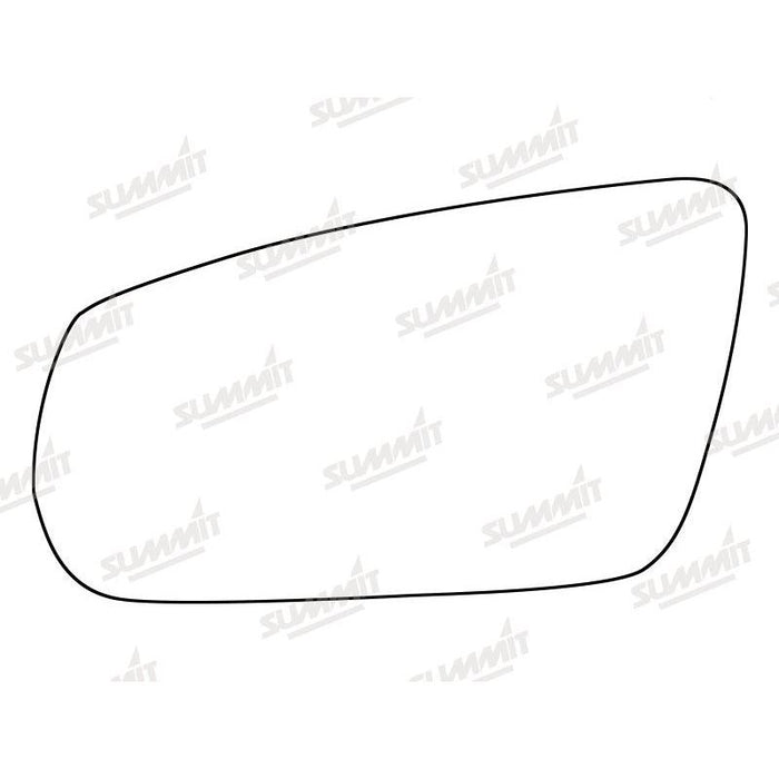 Summit Stick-On Standard Mirror Glass fits Ford Mustang 04 to 15 LHS - Summit Shop