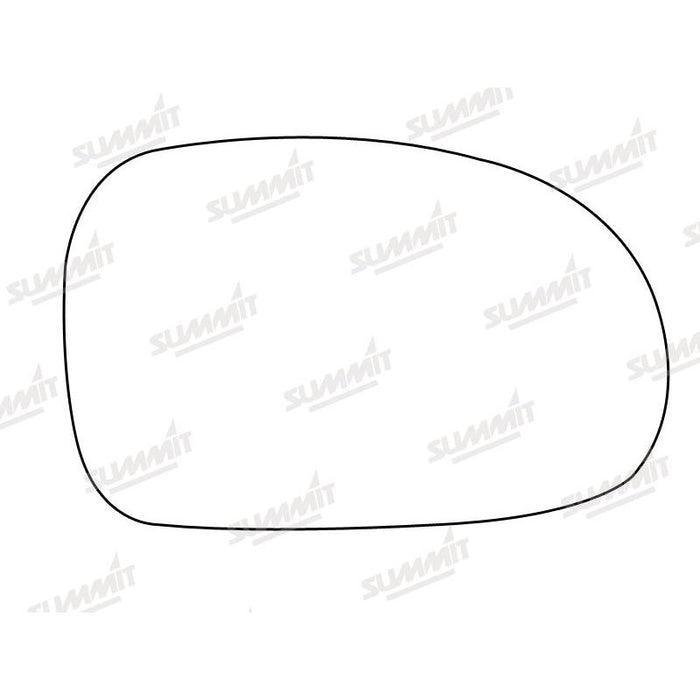 Summit Stick-On Aspheric Mirror Glass fits Peugeot 406 RHS - Summit Shop
