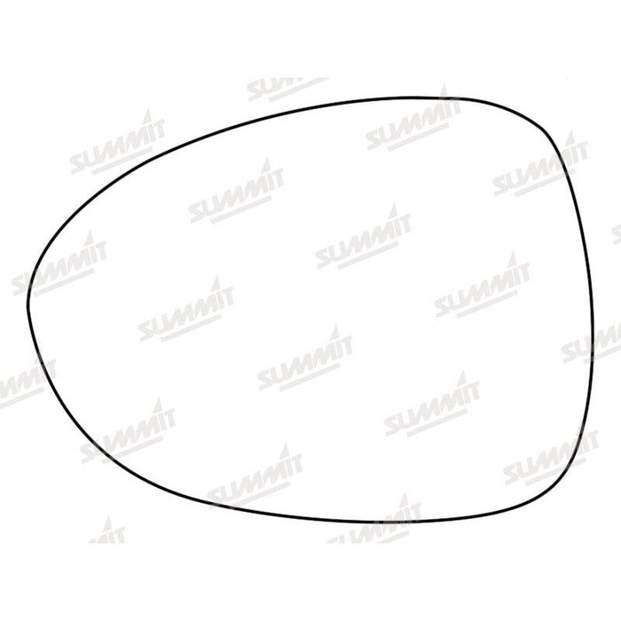 Summit Stick-On Standard Mirror Glass fits Mazda MX-5 10 to 16 LHS - Summit Shop