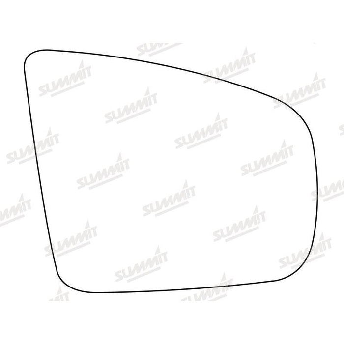 Summit Heated Base Plate With Blind Spot Mirror Glass fits BMW X5 RHS - Summit Shop