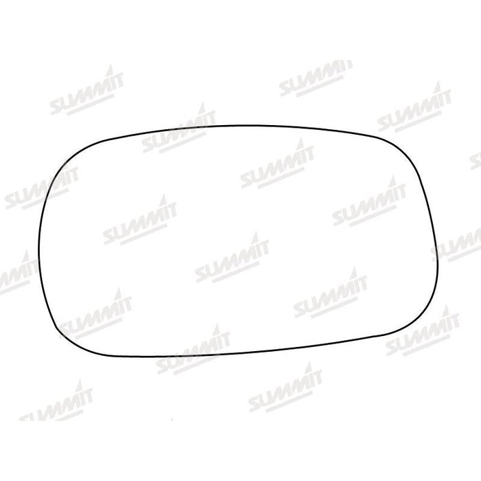 Summit Stick-On Standard Mirror Glass fits Nissan Micra LHS - Summit Shop
