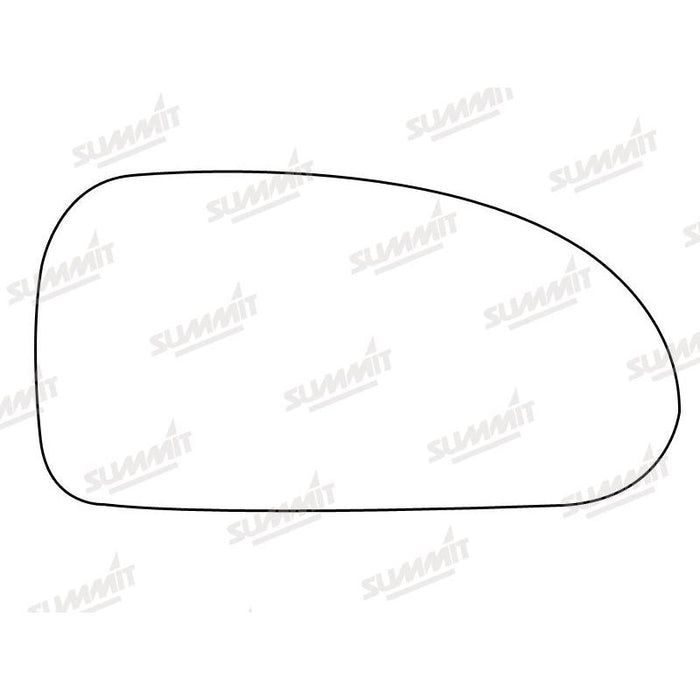 Summit Stick-On Standard Mirror Glass fits Hyundai Coupe RHS - Summit Shop