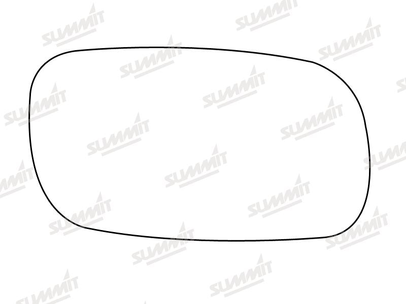 Summit Stick-On Aspheric Mirror Glass fits Vauxhall Astra 97 on RHS - Summit Shop