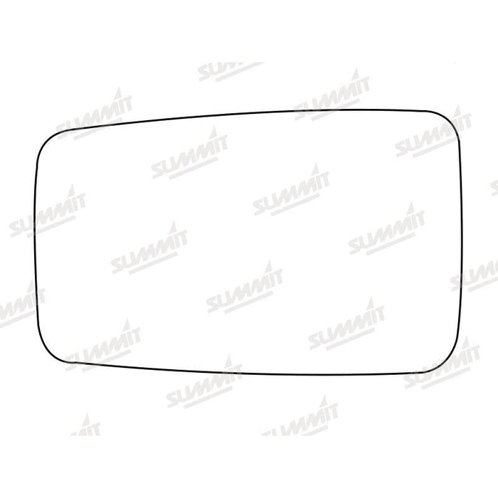 Summit Stick-On Standard Mirror Glass fits Hyundai Pony LHS - Summit Shop