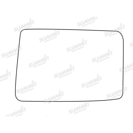 Summit Stick-On Standard Mirror Glass fits Vauxhall Carlton 92 on LHS - Summit Shop