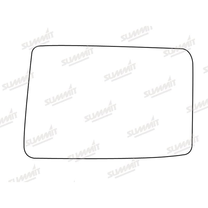 Summit Stick-On Standard Mirror Glass fits Vauxhall Carlton 92 on LHS - Summit Shop