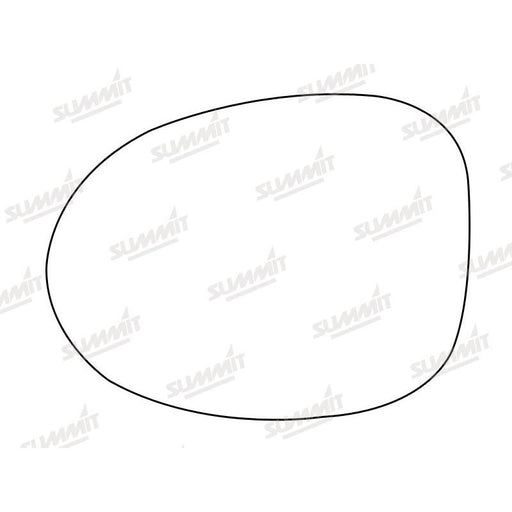Summit Stick-On Standard Mirror Glass fits Renault Twingo LHS - Summit Shop